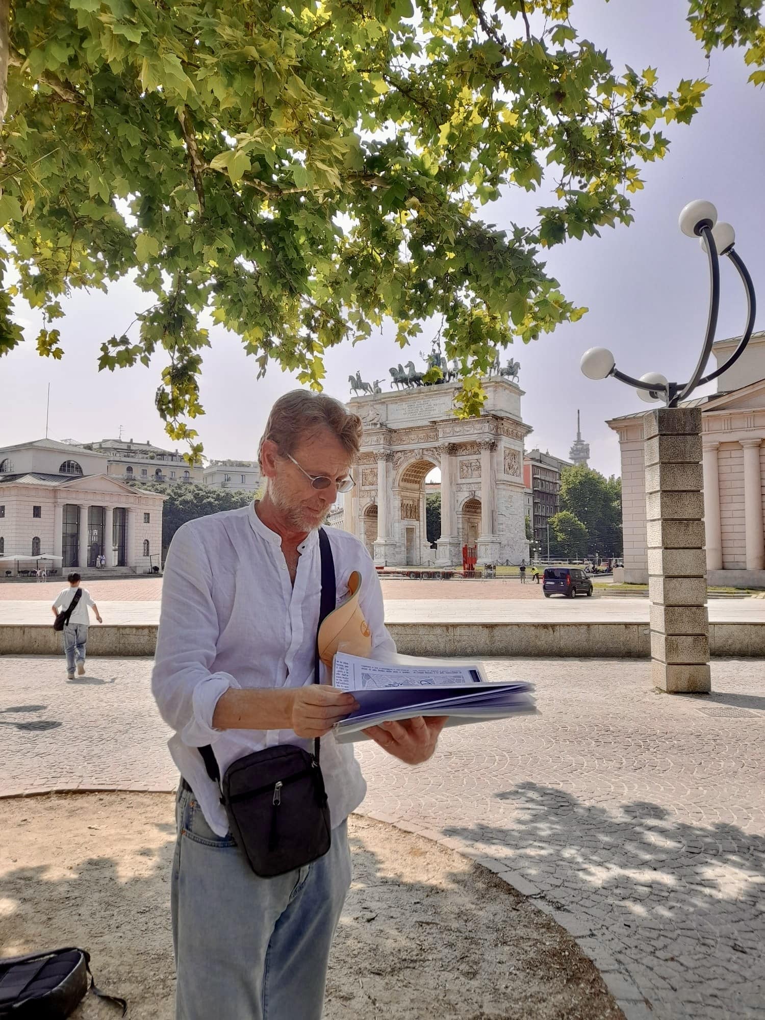 Parco Sempione tour with Il Centro students