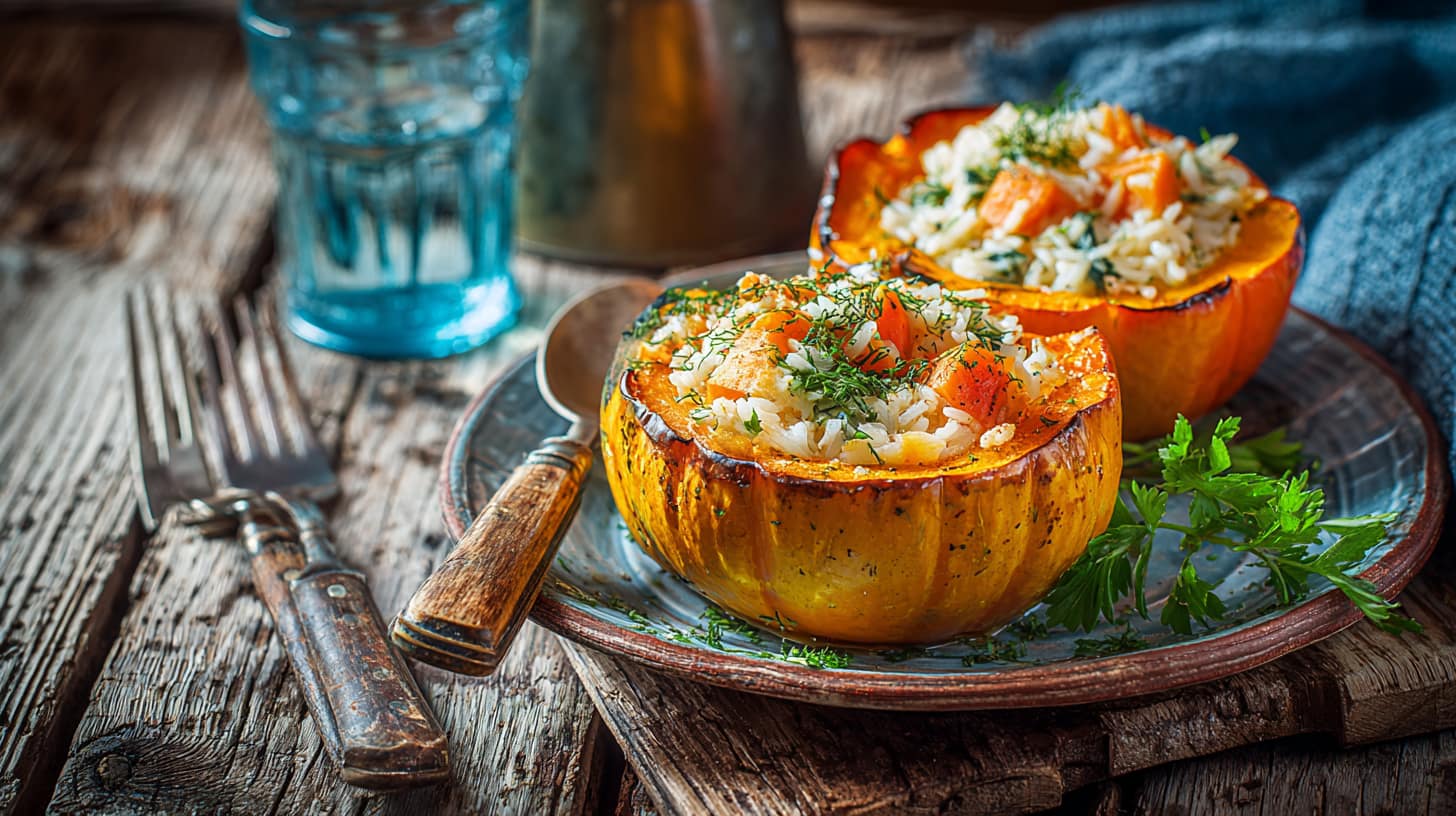 Historia del risotto de calabaza