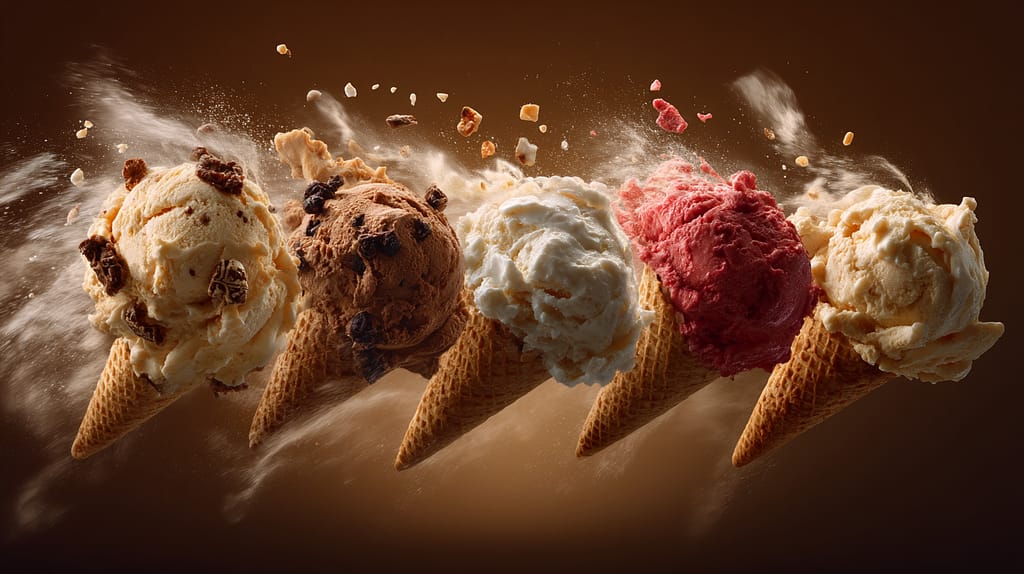 Artisanal Gelato in Milan flavors