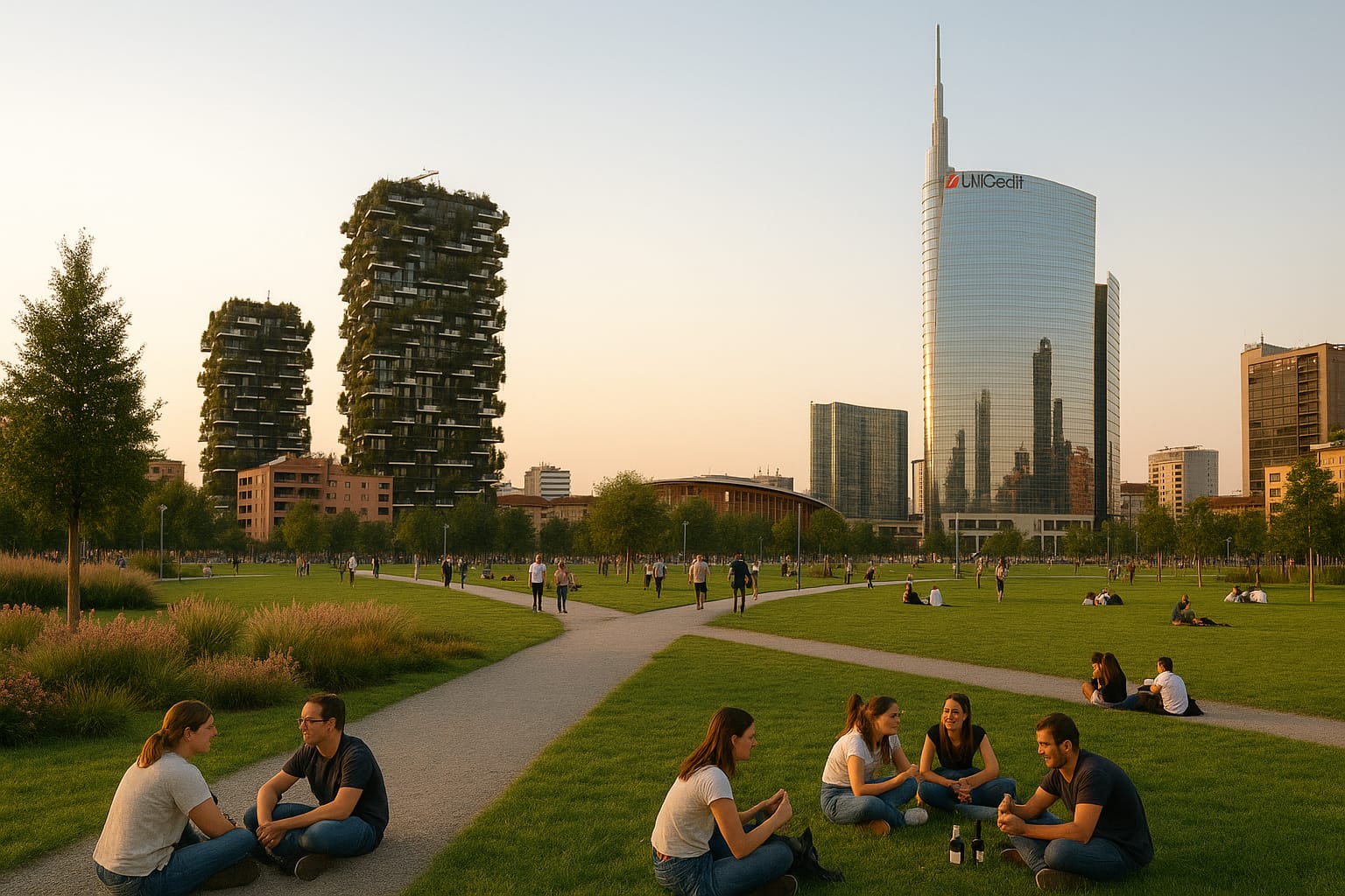 living and experience Italian in Milan