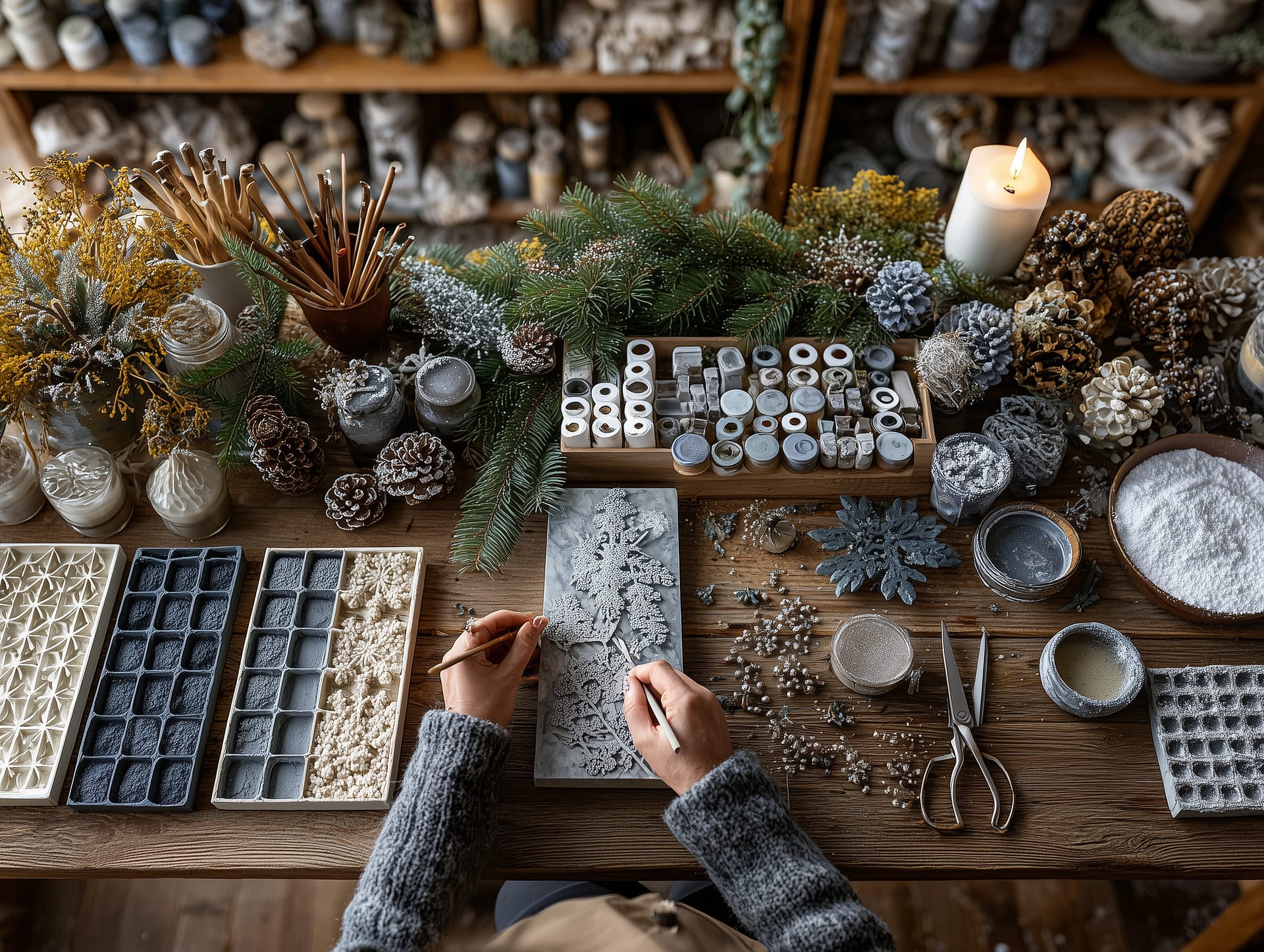 xmas handcraft in MIlan