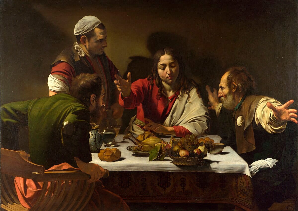 Supper at Emmaus by Caravaggio — National Gallery, London