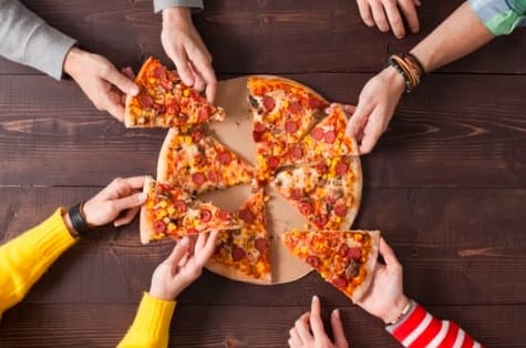 pizza for italian dinner