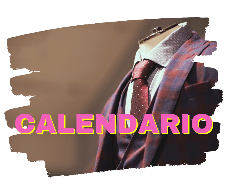Calendario para aprender italiano a través de la moda